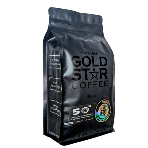 50th - 100% Hawaiian Coffee - Kona, Maui & Kaui Pea Berry - Low