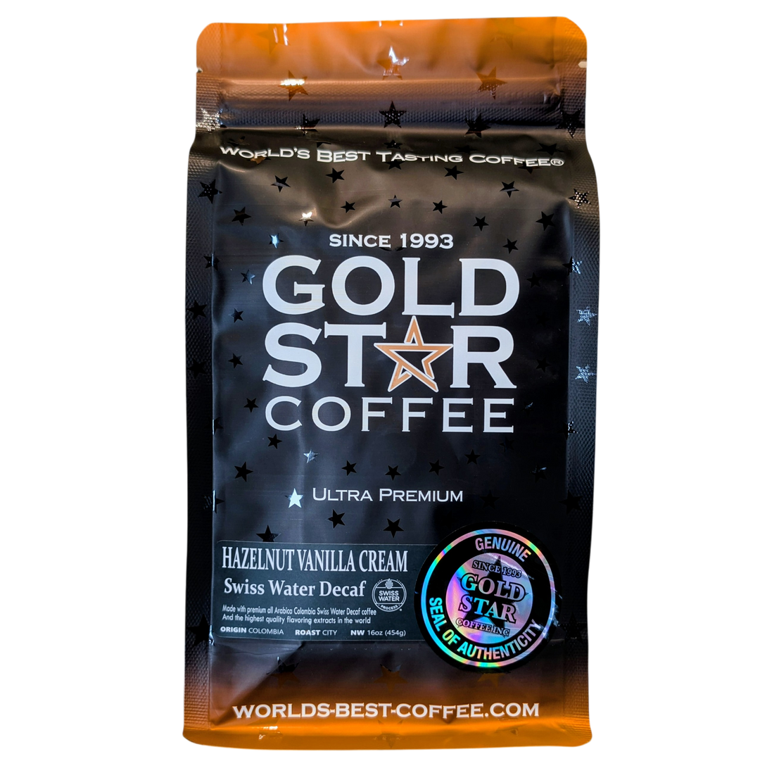 Flavoured Swiss Water Decaf Front