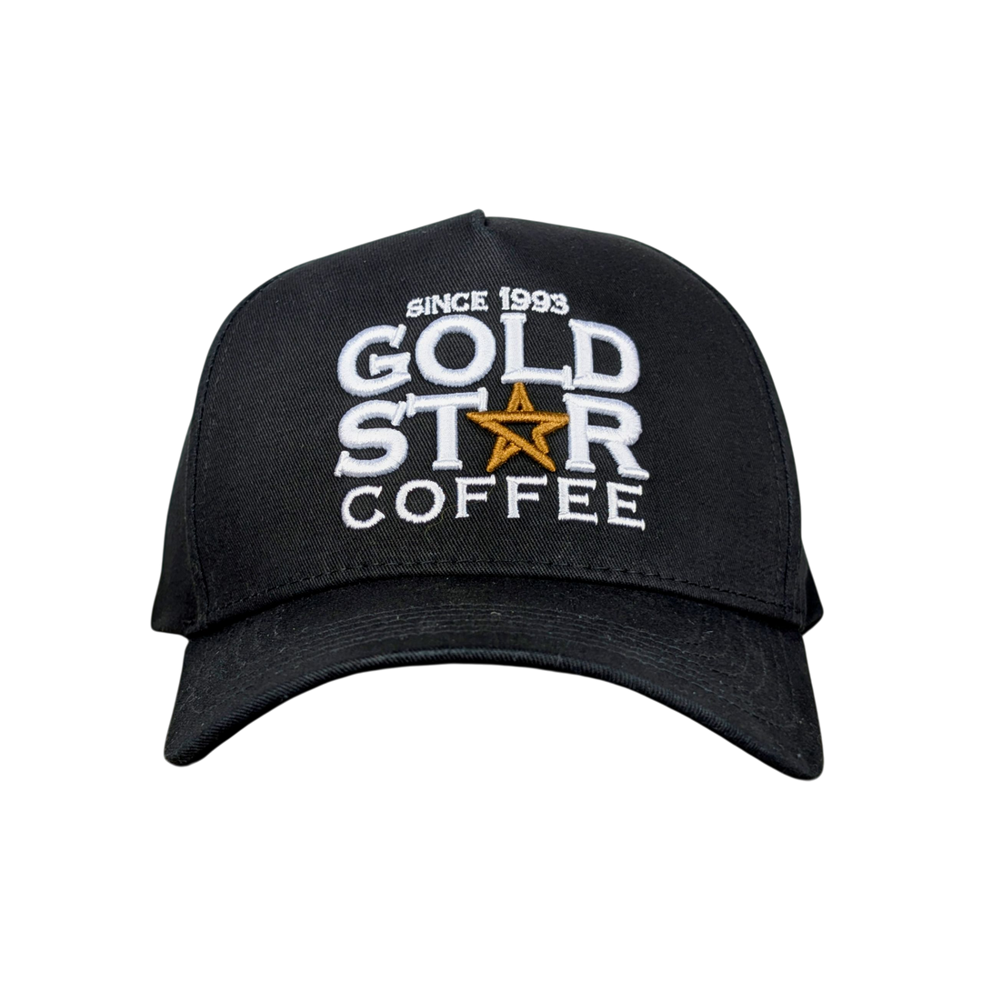 Premium Gold Star Coffee Baseball Hat