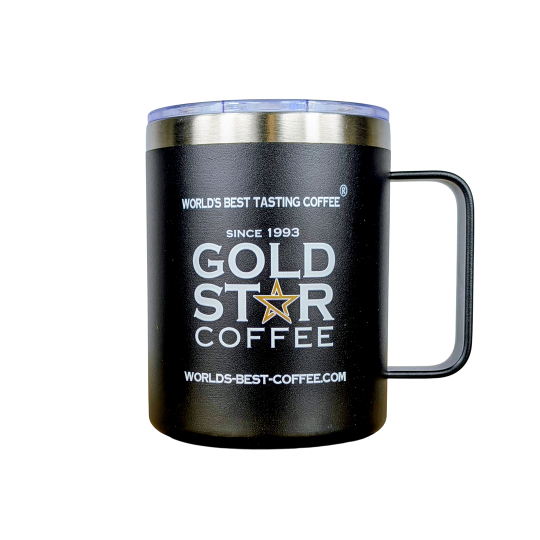 Gold Star Coffee 12oz. Steel Mug