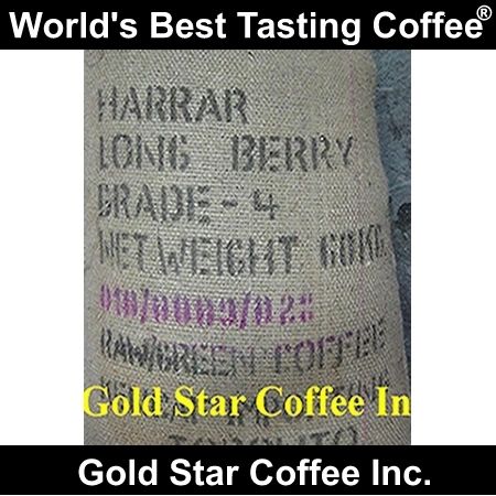 Ethiopia Harrar Green Unroasted