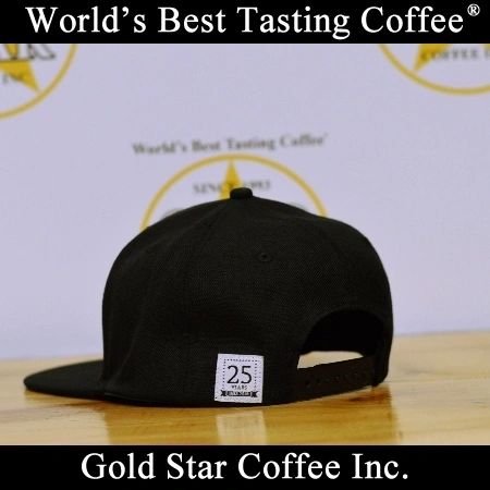 Gold Star Coffee Snapback Hat