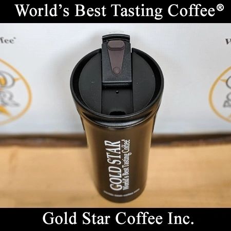 Gold Star Coffee Stainless Steel Travel Mug