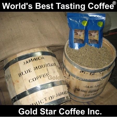 10 lb. Jamaica Blue Mountain Green Unroasted
