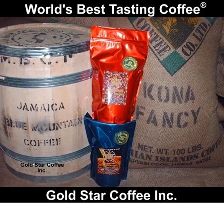 6lb / 2 of each Jamaica Blue Mountain, Hawaii Kona, Yauco Selecto GREEN